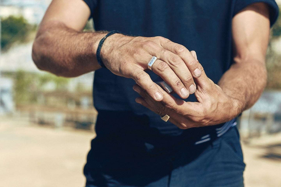 Bague ADAM BAGUE ombre claire 