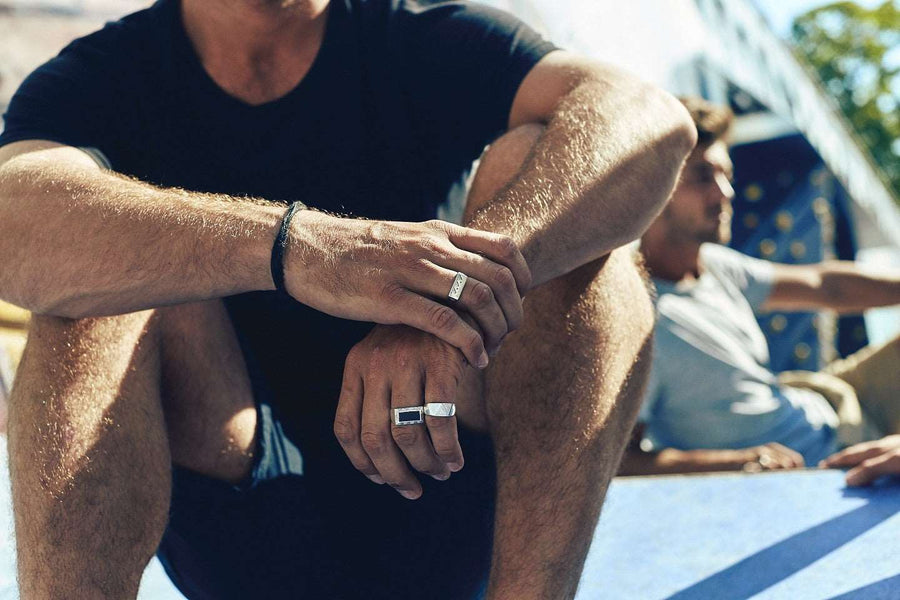 Bague ADAM BAGUE ombre claire 