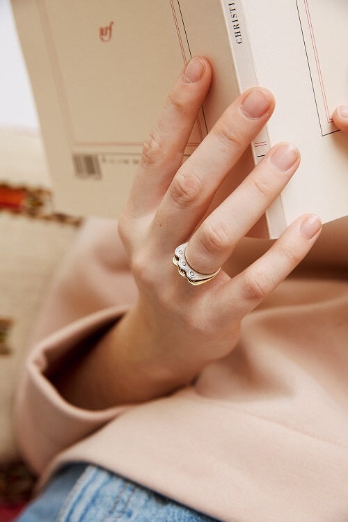 Bague Couronne BAGUE ombre claire 