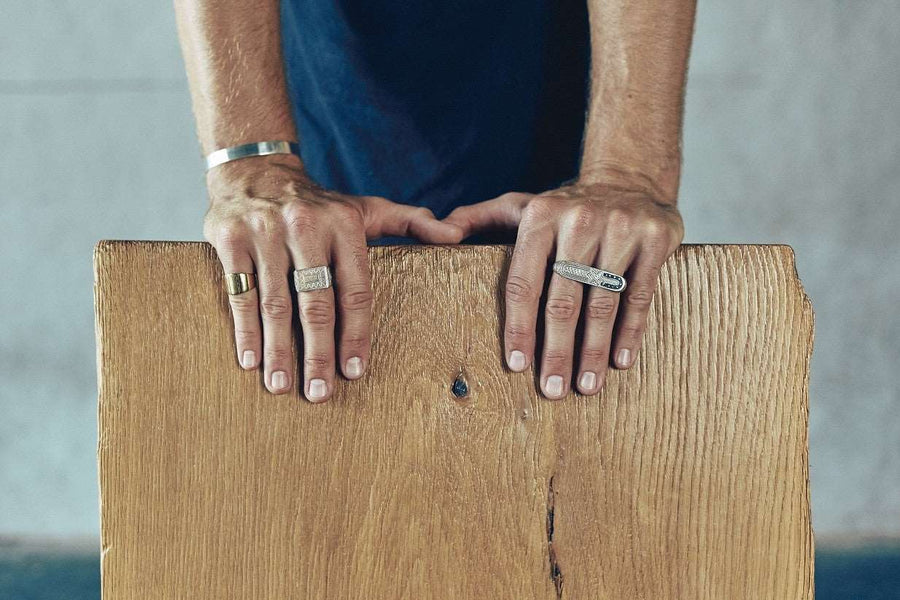 Bague EDOUARD vermeil BAGUE ombre claire 