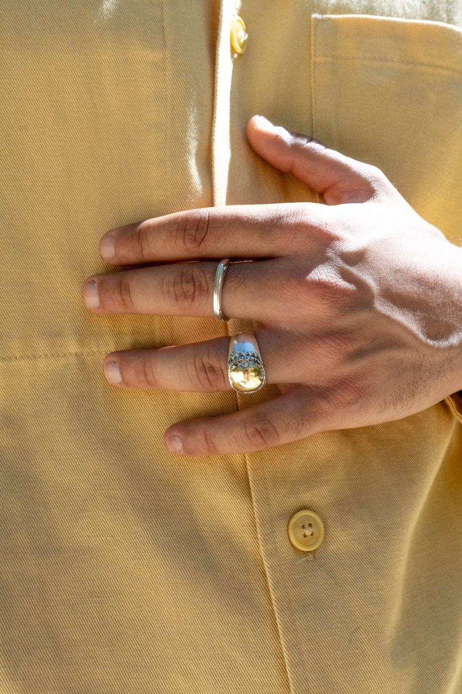 Bague GABRIEL BAGUE ombre claire 