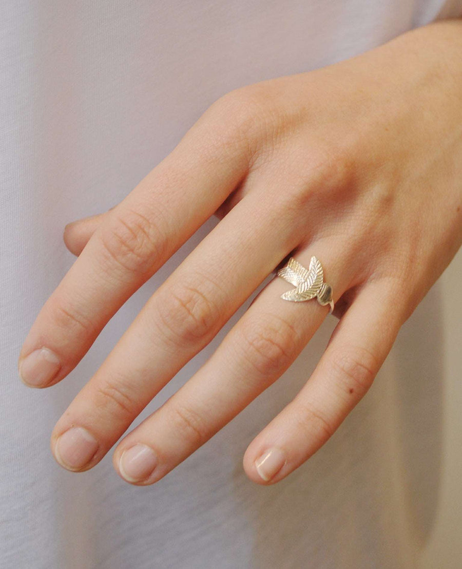 Bague Hirondelle BAGUE ombre claire 