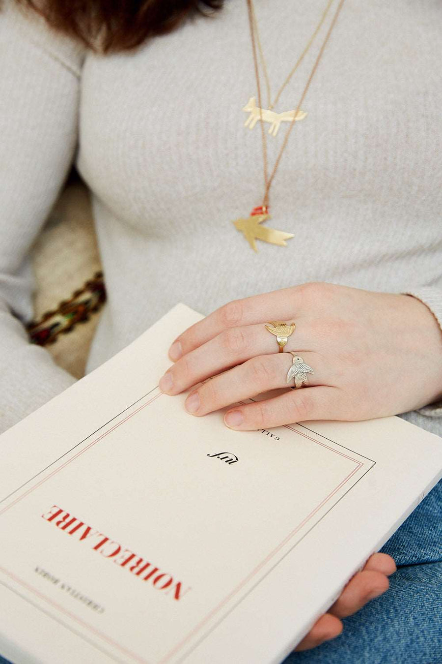 Bague Hirondelle BAGUE ombre claire 