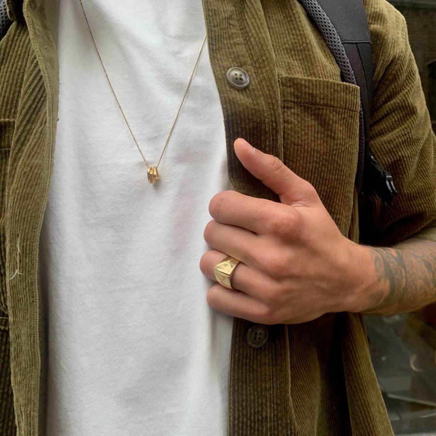 Bague LYES vermeil BAGUE ombre claire 