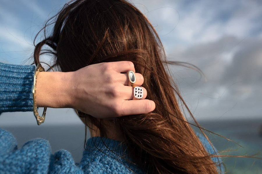Bague souffle BAGUE ombre claire