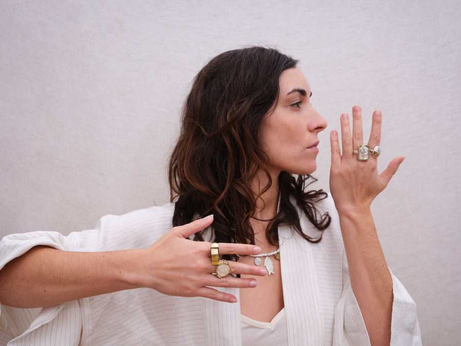 Bague Taxi girl BAGUE ombre claire