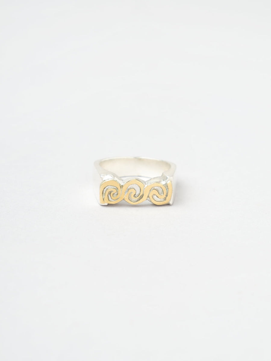 Bague vagues BAGUE ombre claire