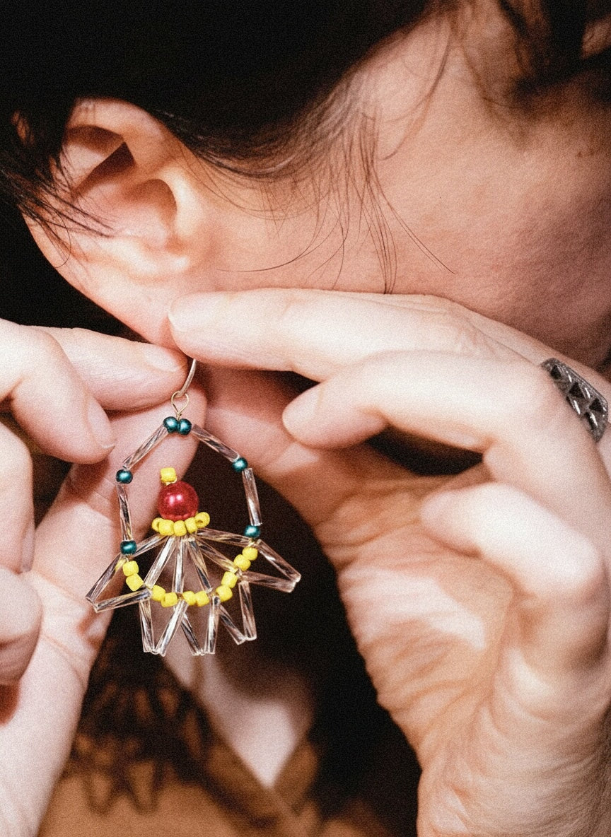 Boucle Carambole BOUCLES D'OREILLES ombre claire