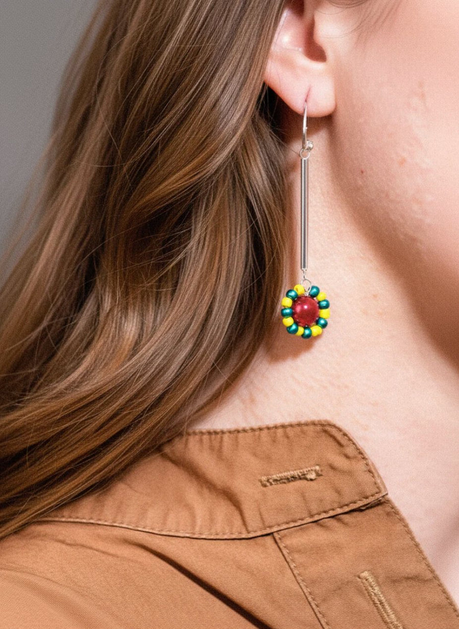 Boucle Cerise Confite BOUCLES D'OREILLES ombre claire