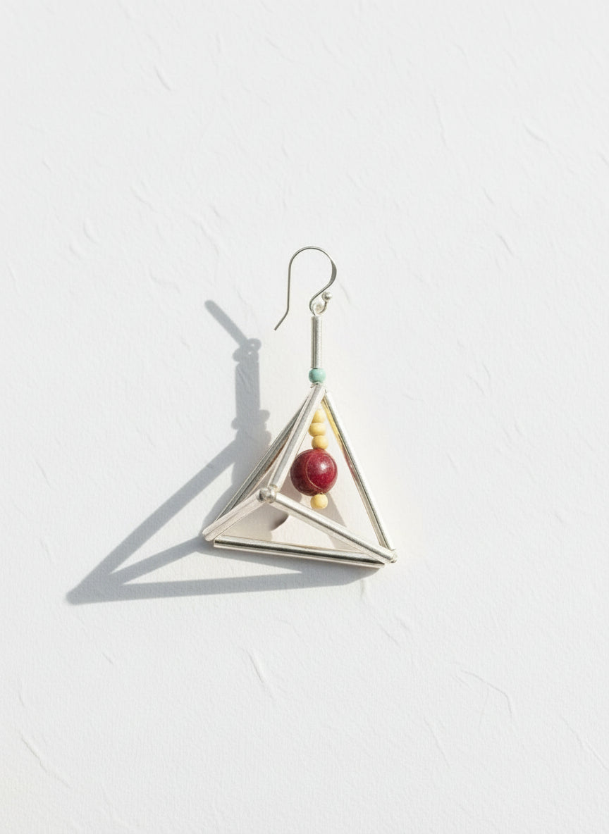 Boucle Litchi BOUCLES D'OREILLES ombre claire