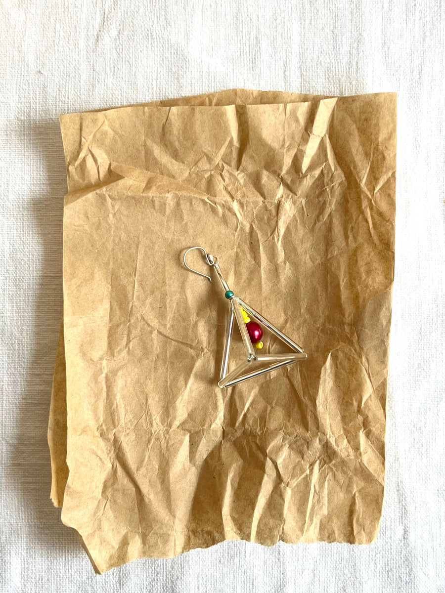 Boucle Litchi BOUCLES D'OREILLES ombre claire