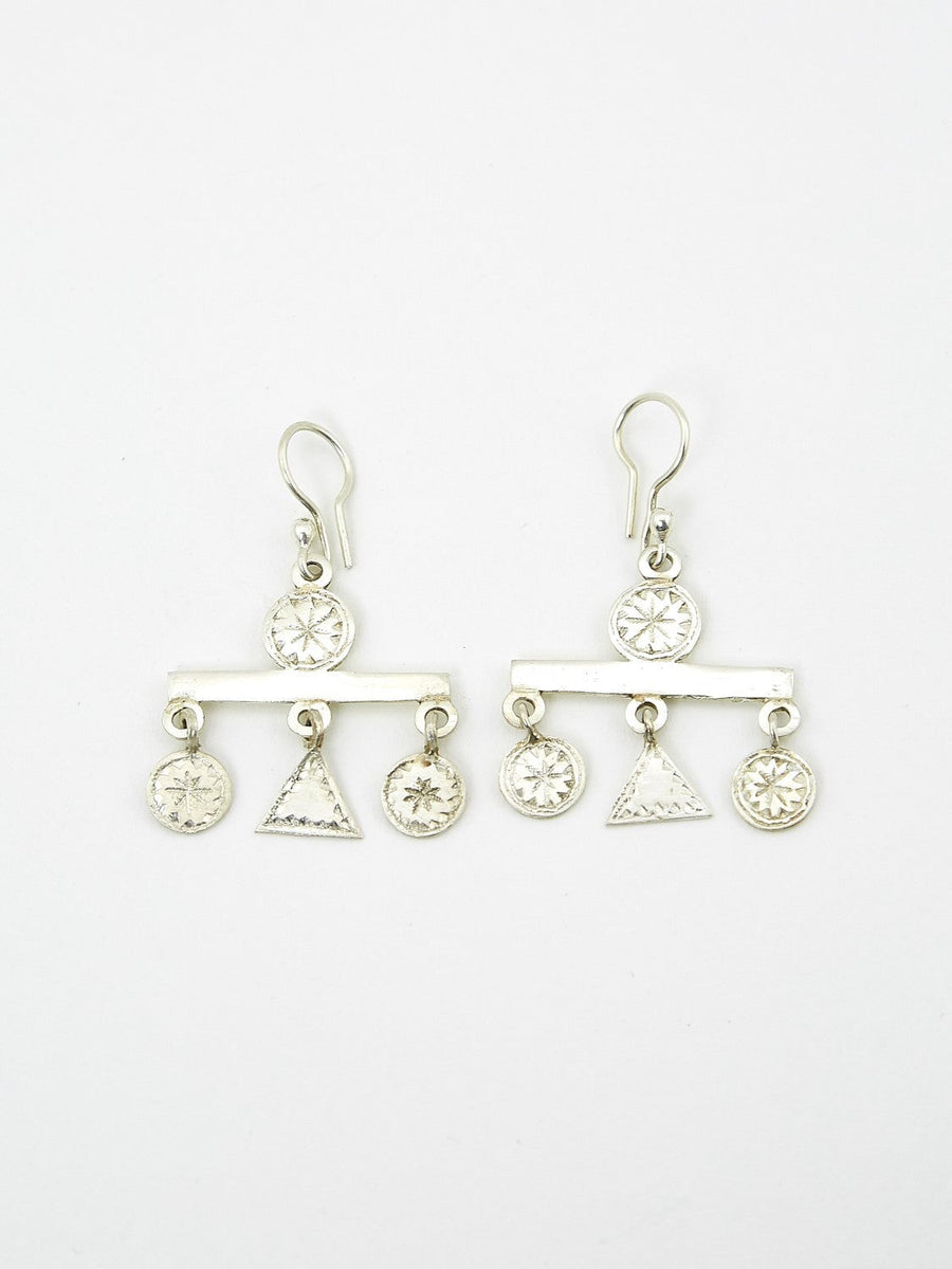 Boucles Antiques BOUCLES D'OREILLES ombre claire 