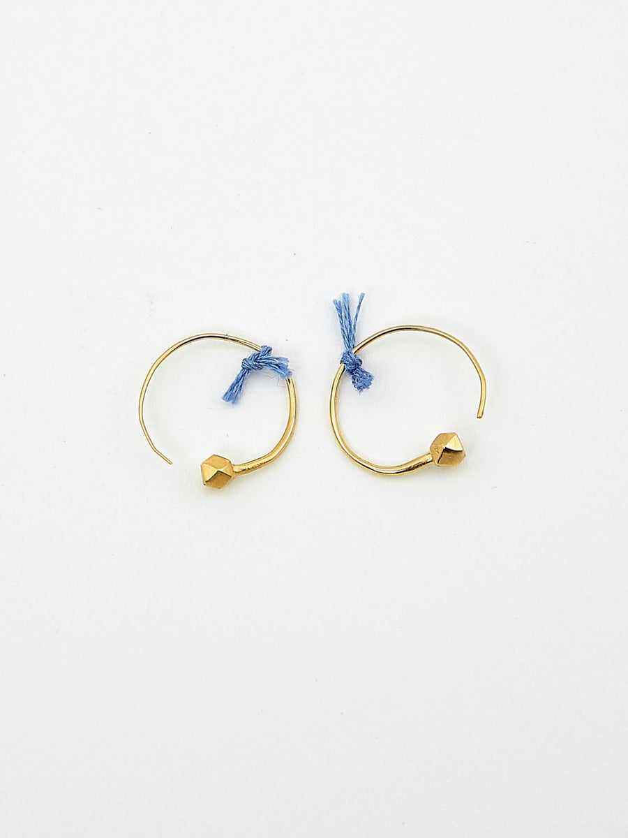 Boucles créoles Vermeil BOUCLES D'OREILLES ombre claire