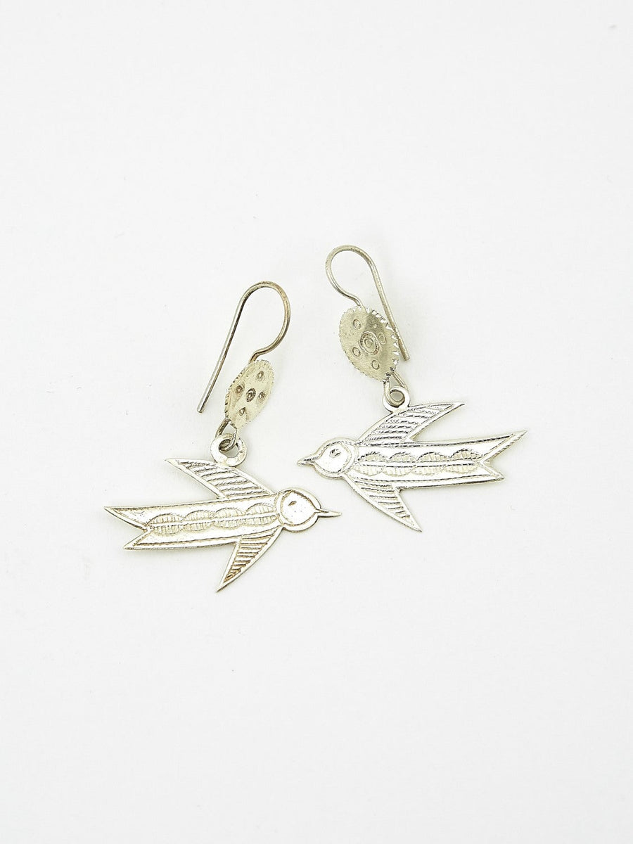 Boucles Hirondelles BOUCLES D'OREILLES ombre claire 