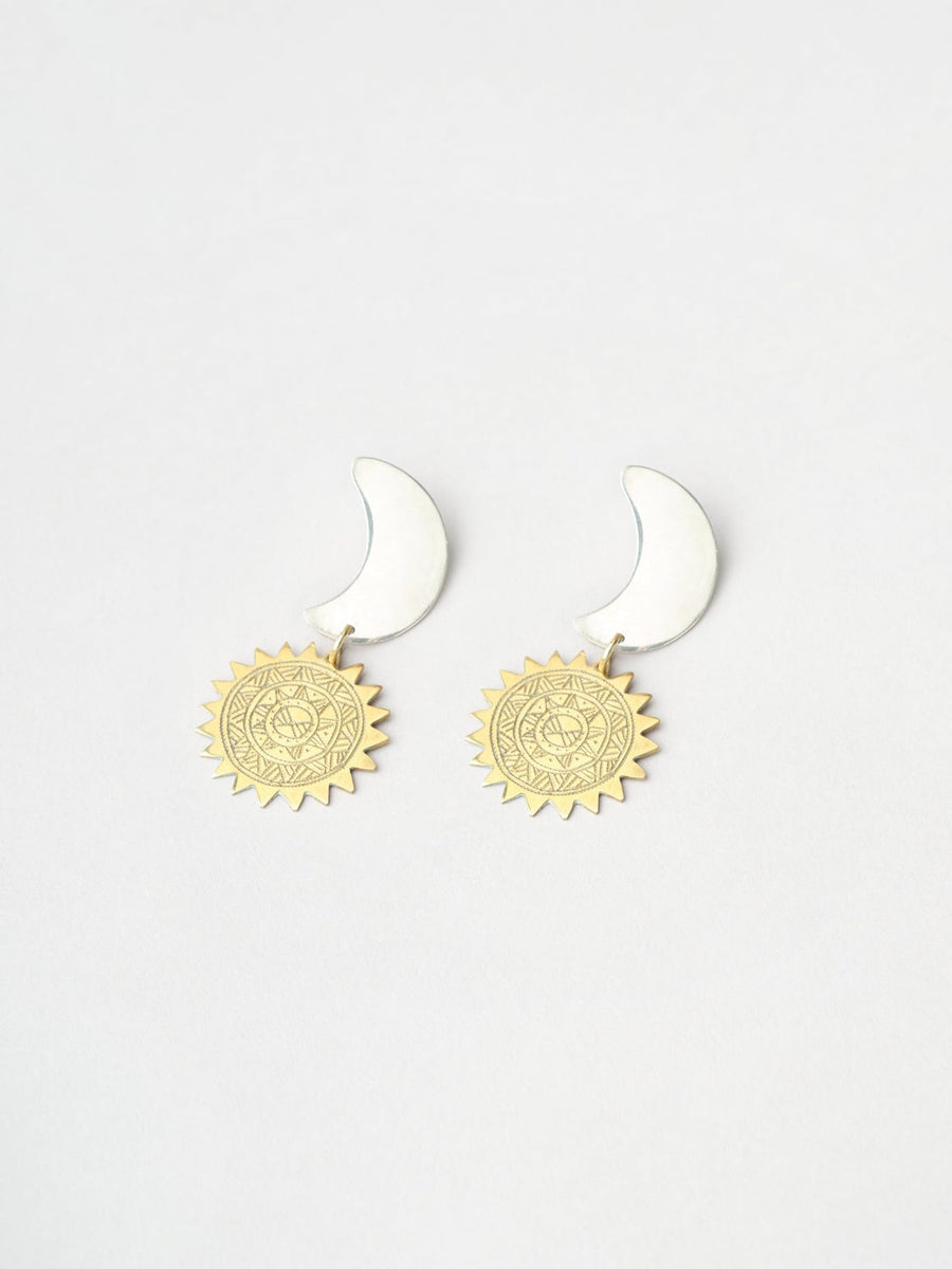 Boucles les jours et les nuits BOUCLES D'OREILLES ombre claire