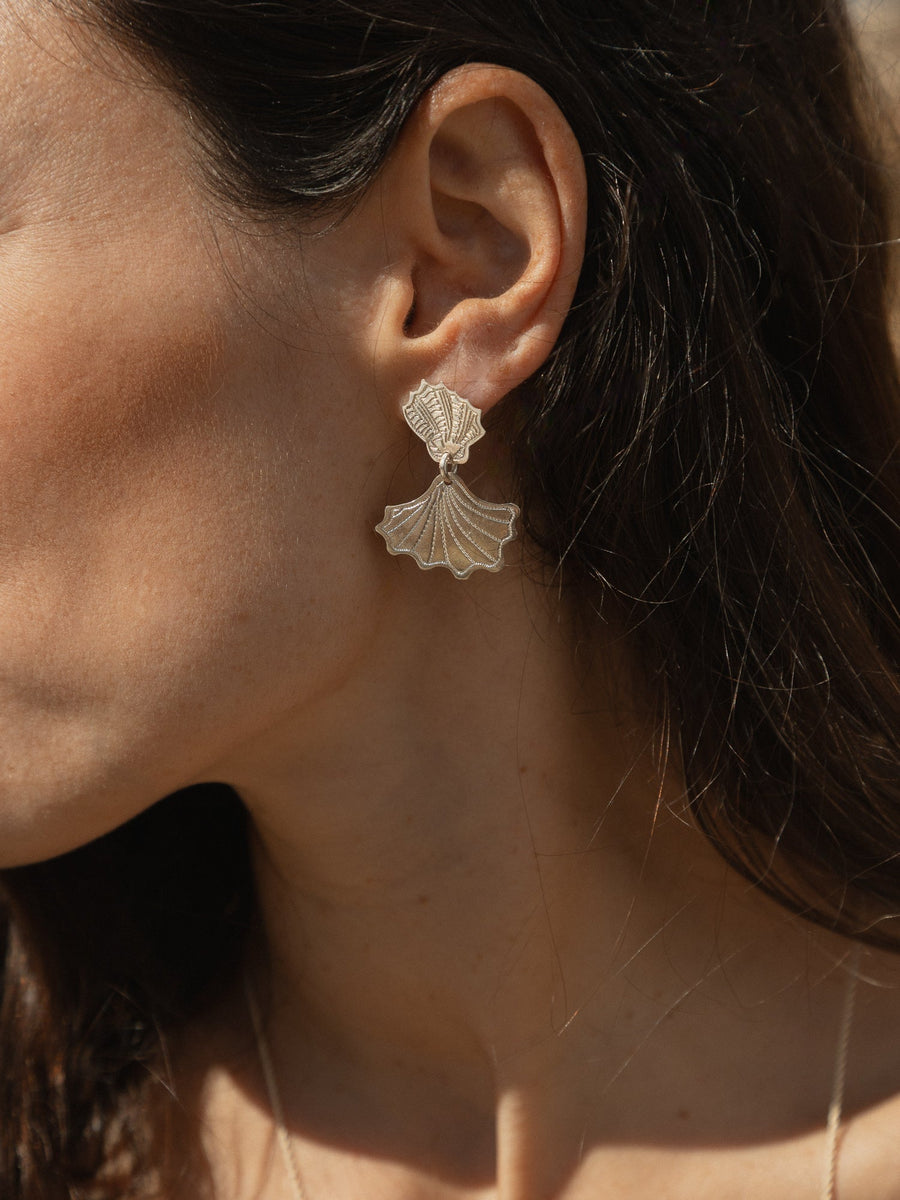 Boucles soir d'été BOUCLES D'OREILLES ombre claire