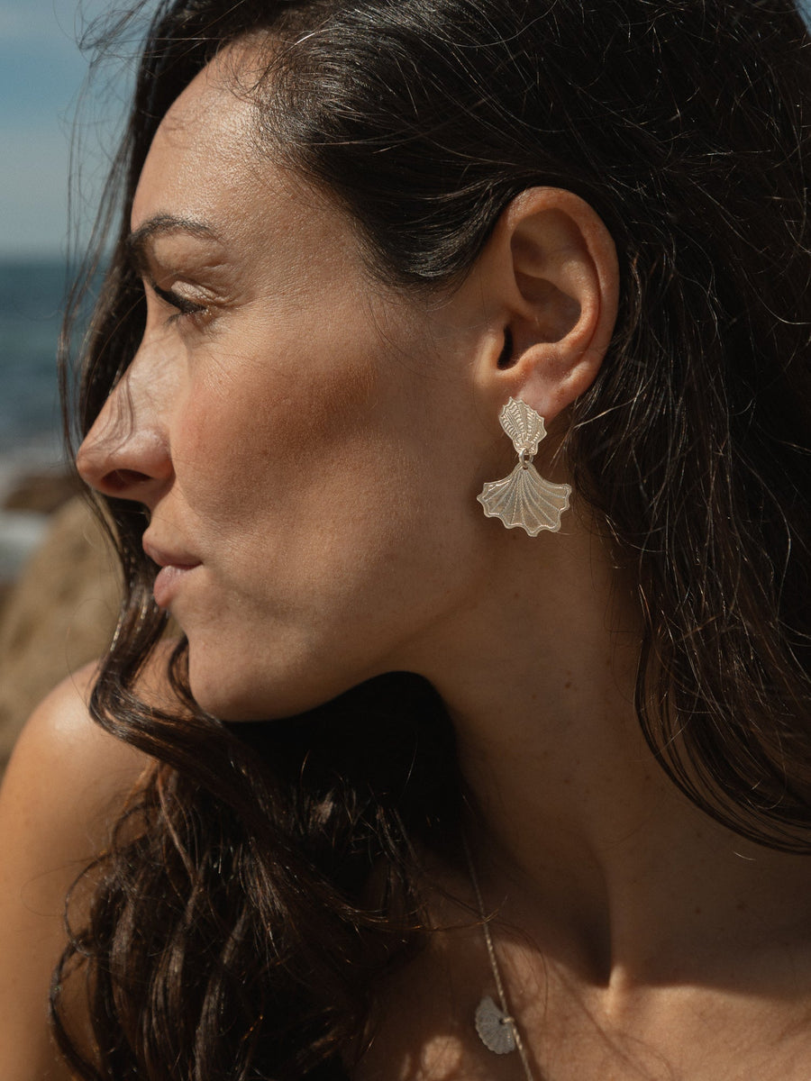 Boucles soir d'été BOUCLES D'OREILLES ombre claire