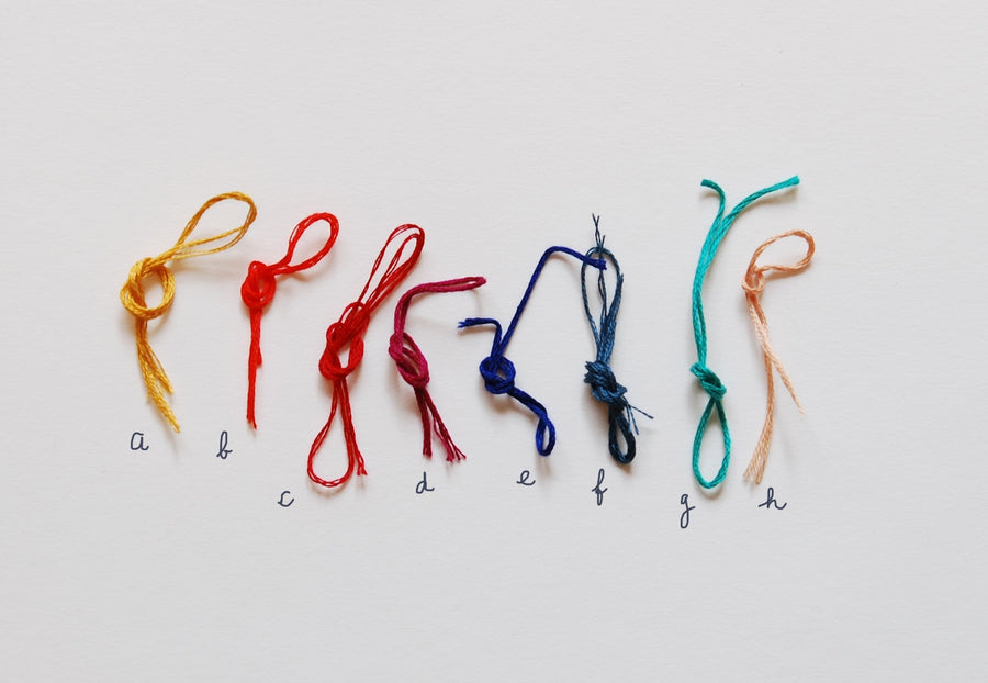 Bracelet Brodé vermeil BRACELET ombre claire 