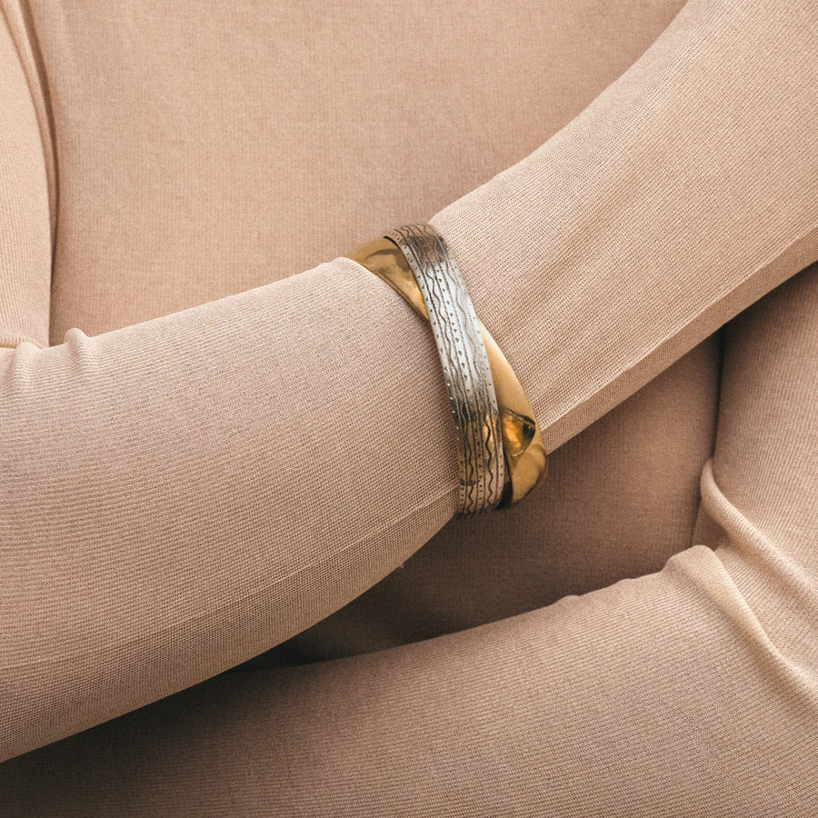 Bracelet l'étreinte BRACELET ombre claire