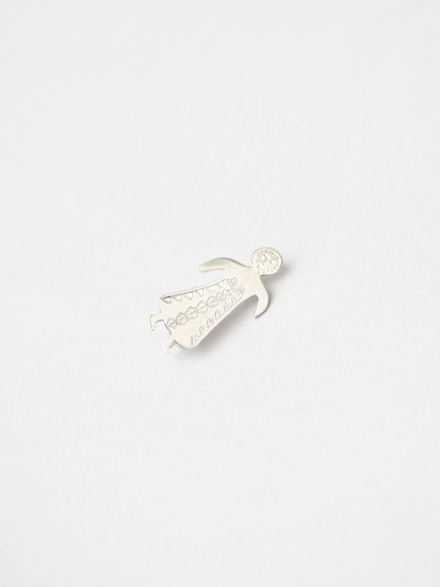 Broche la dame au pagne BROCHE ombre claire