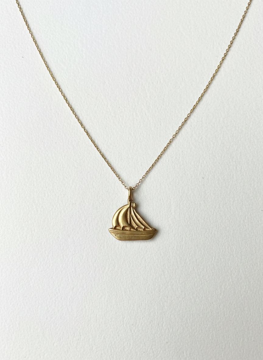 Collier Bateau COLLIER ombre claire