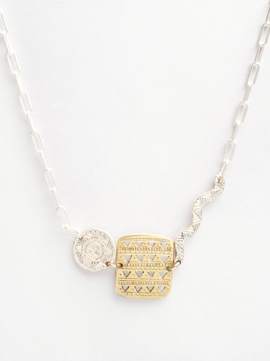 Collier évasion COLLIER ombre claire