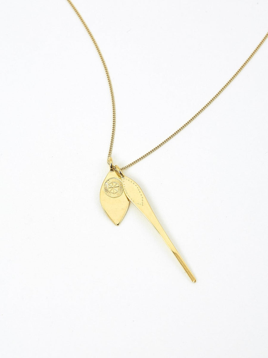 Collier les aiguilles vermeil COLLIER ombre claire 