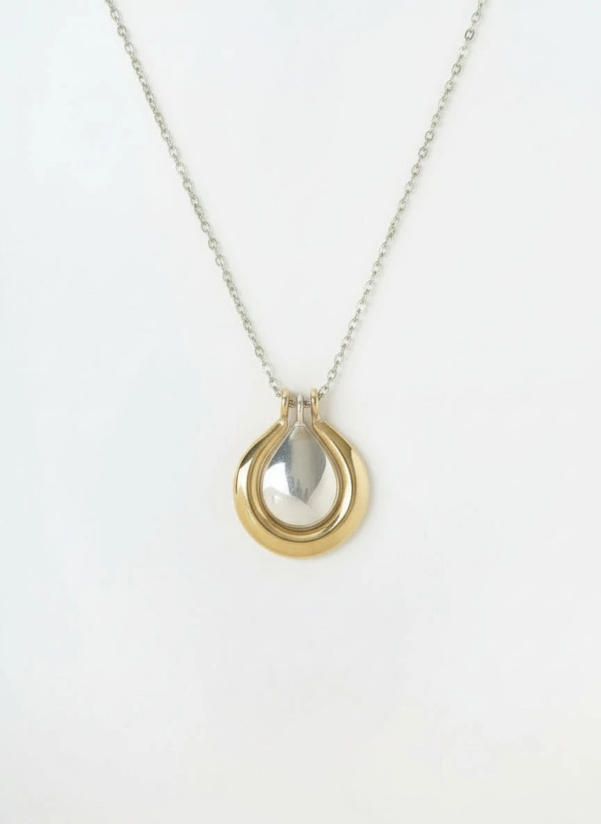 Collier l'étreinte COLLIER ombre claire