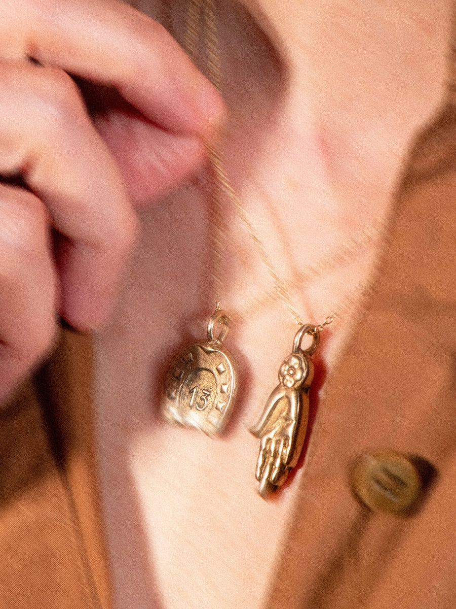 Collier Main de la Chance COLLIER ombre claire