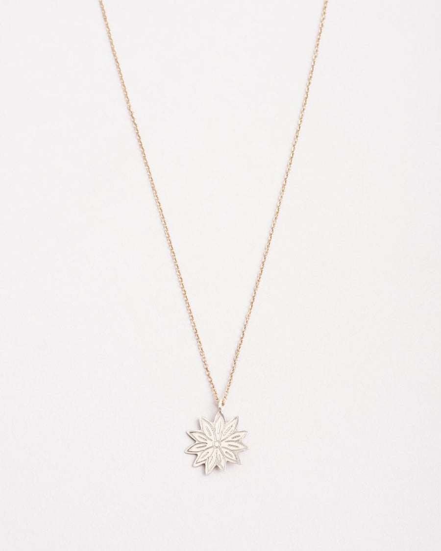 Collier Marguerite argent COLLIER ombre claire