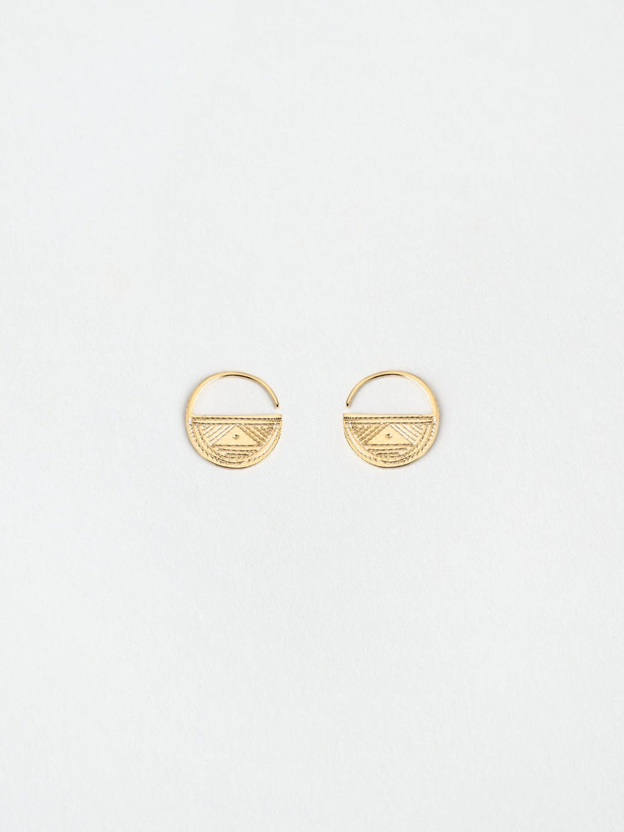 Créoles Azel BOUCLES D'OREILLES ombre claire 