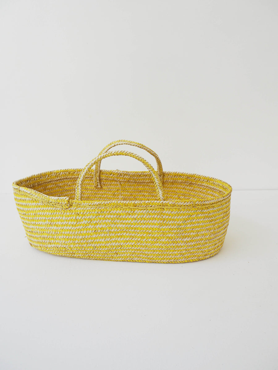 Long panier déco Hali CABAS ombre claire