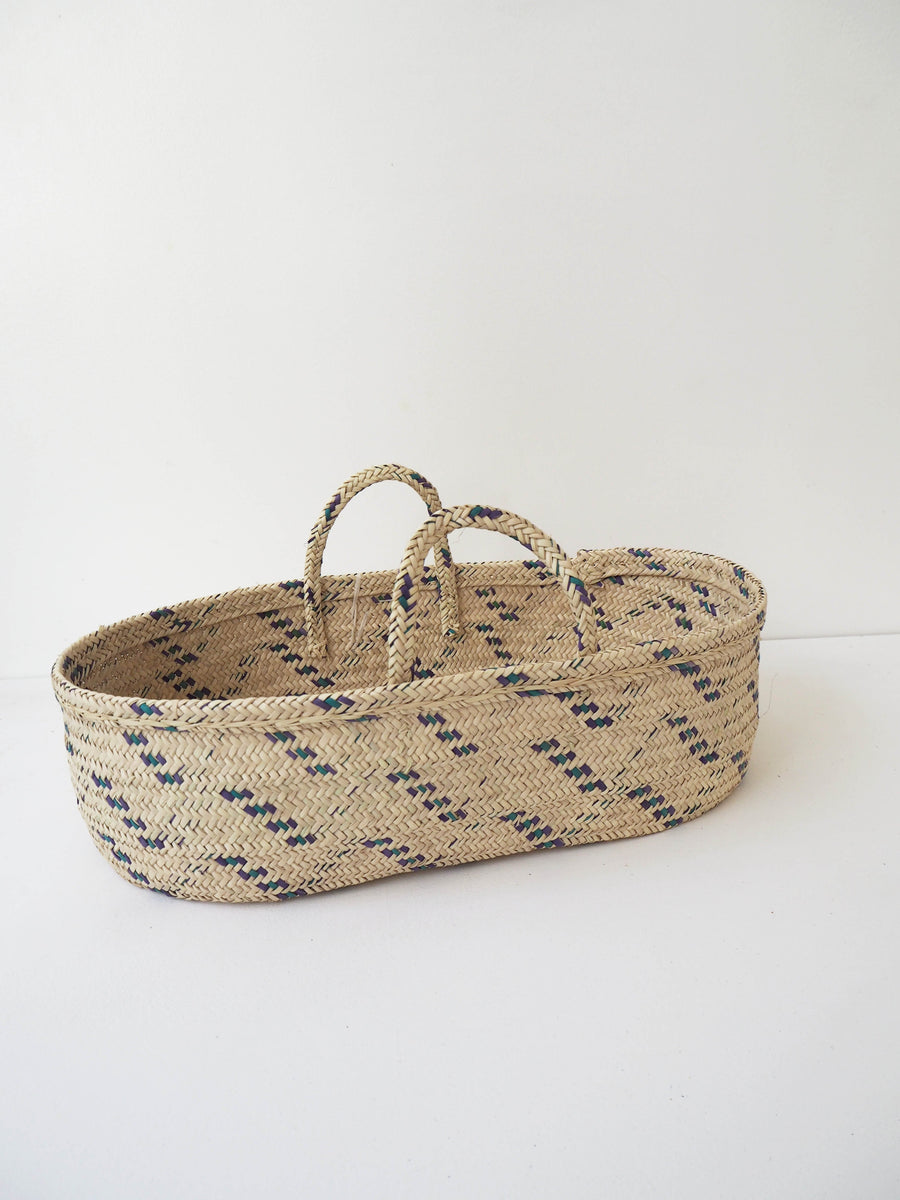 Long panier déco Hali CABAS ombre claire