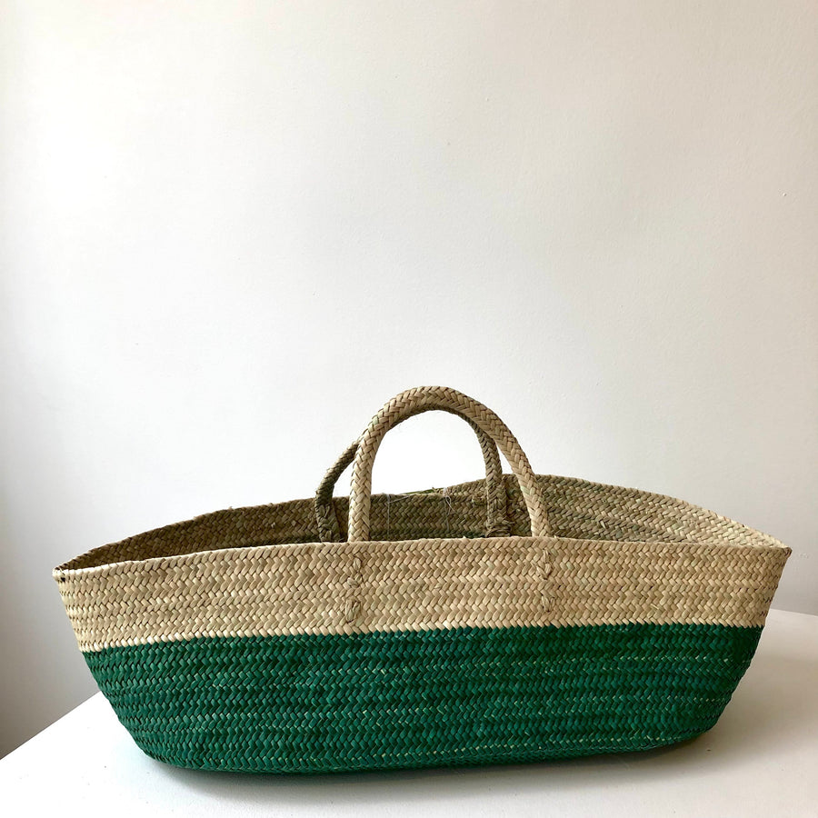 Long panier déco Hali CABAS ombre claire