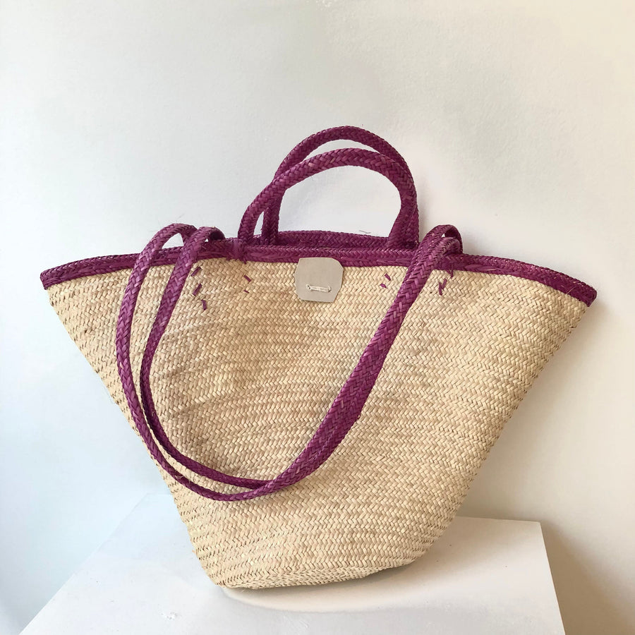 Panier de marché Mari double anse CABAS ombre claire