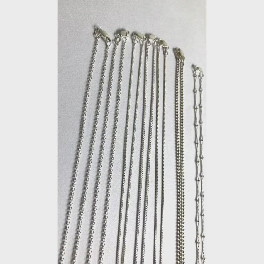 . CHAÎNES EN ARGENT 925 .